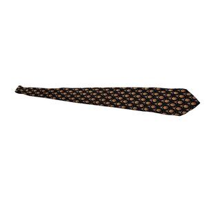 Men's  The Metropolitan Museum of Art Seashell Navy Blue Gold Silk Tie